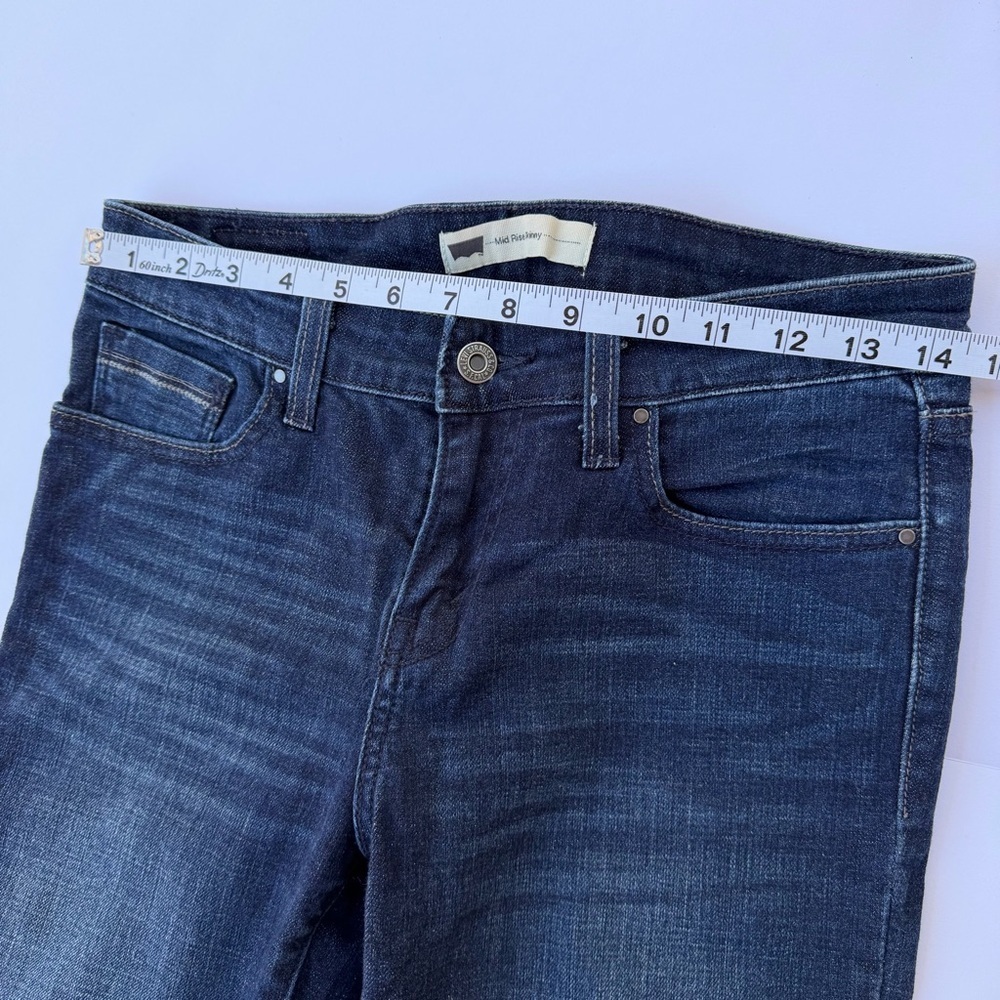 Woman’s Levi’s Mid Rise Skinny Denim Jeans Size 4M​​ - Picture 9 of 11